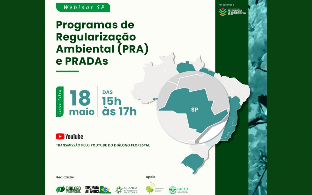 Diálogo Florestal debate implementação do Programa de Regularização Ambiental do Estado de São Paulo