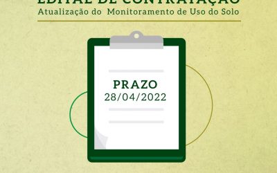 Edital de contratação para monitoramento do uso e cobertura do solo na Bahia