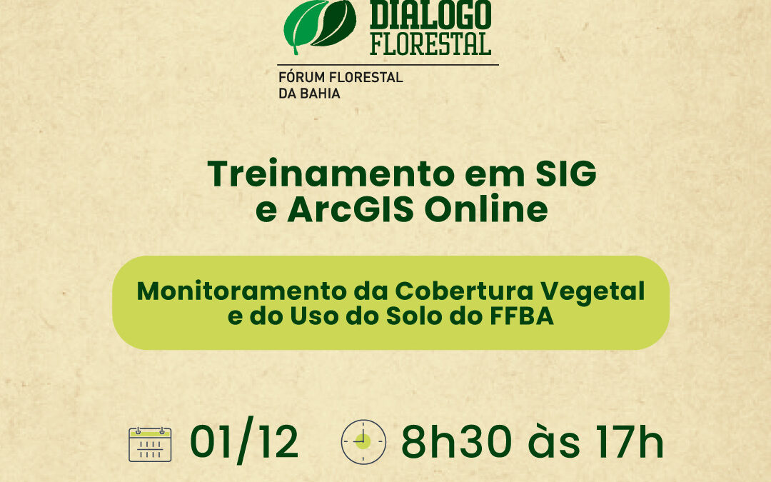 Monitoramento independente da cobertura vegetal e uso do solo no Sul da Bahia: Capacitação em SIG e ArcGIS Online